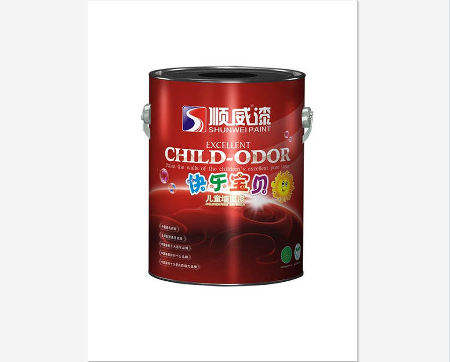 中国十大品牌油漆涂料|快乐宝贝无味儿童墙面漆